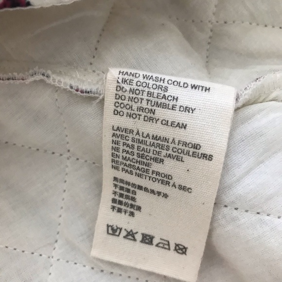 NWT Anthropologie Quilted Floral Prairie Cottagecore Midi Circle Skirt Cream 0 - Picture 8 of 12